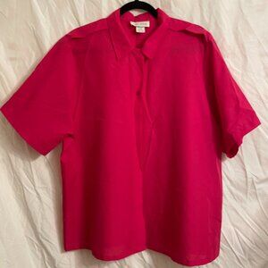 Judy Bond - Button Up - Short Sleeve - Size 40